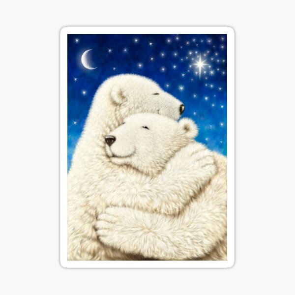 Artikel-Vorschau von ZWEI CUDDLING EISBÄREN, designt und verkauft von SCOTTYBOYART.