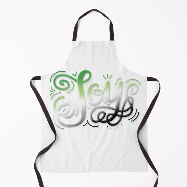 Item preview, Joy Lettering Aro Pride Green White Grey Black designed and sold by JoyfulJen.