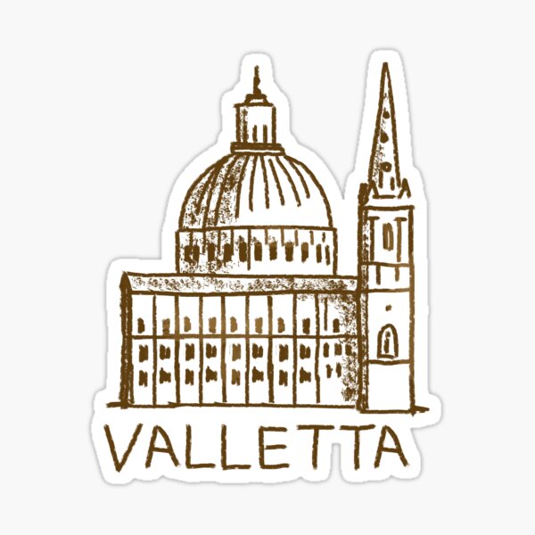 Malta Stickers Redbubble