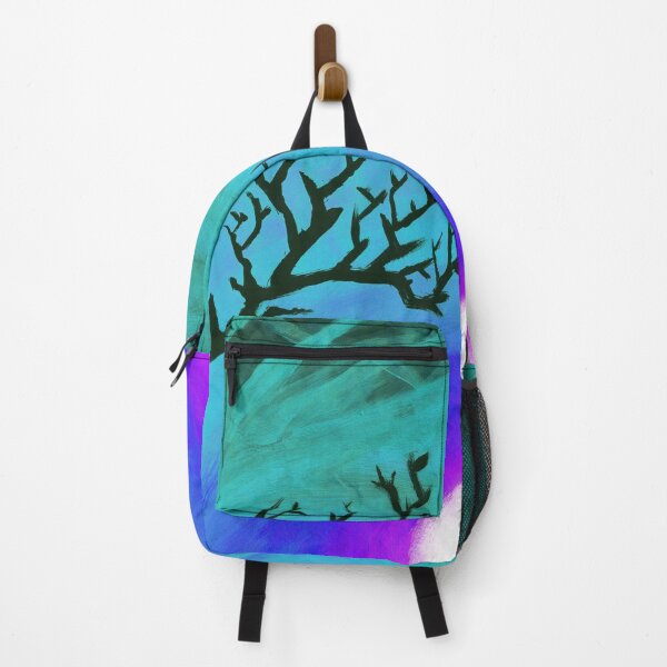 Item preview, Purple Fire Sunset Tree Painting | Acrylic designed and sold by mikeymadness.