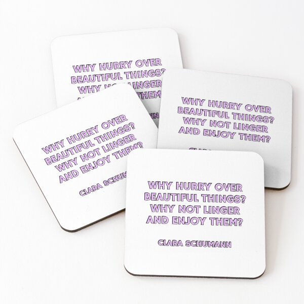 Item preview, Clara Schumann - composer quotes - beautiful things designed and sold by Inspirationmotivation.