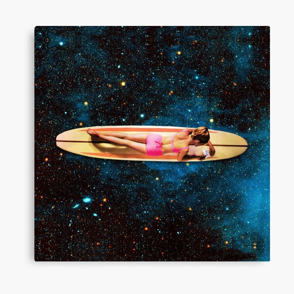 Pleiadian Surfer Canvas Print