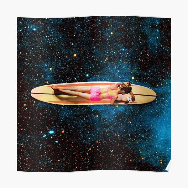 Pleyadiano Surfer Póster