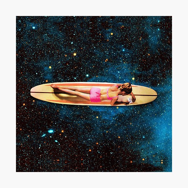 Pleiadian Surfer Photographic Print