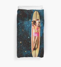 Pleiadian Surfer Duvet Cover