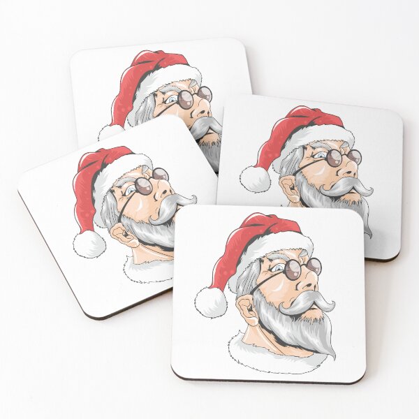 Item preview, Santa Claus Wearing Glasses designed and sold by TADYSHOP.