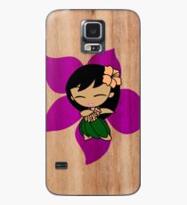 Aloha Honeys Hawaiian Hibiscus Hula Girl - Violet Case/Skin for Samsung Galaxy