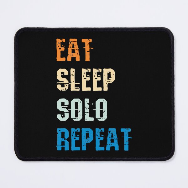 Item preview, Eat Sleep Solo Repeat Gift for Solo gamers designed and sold by Luxury-Outfits.