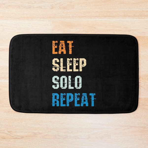Item preview, Eat Sleep Solo Repeat Gift for Solo gamers designed and sold by Luxury-Outfits.