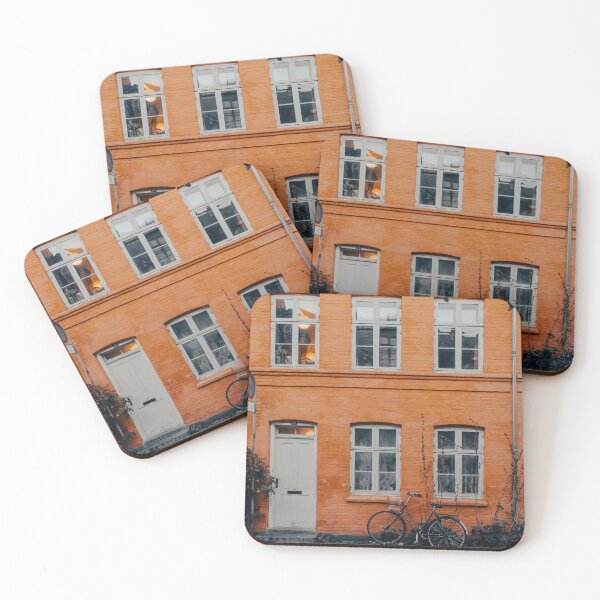 Item preview, Orange house and a bike designed and sold by graziegranata.