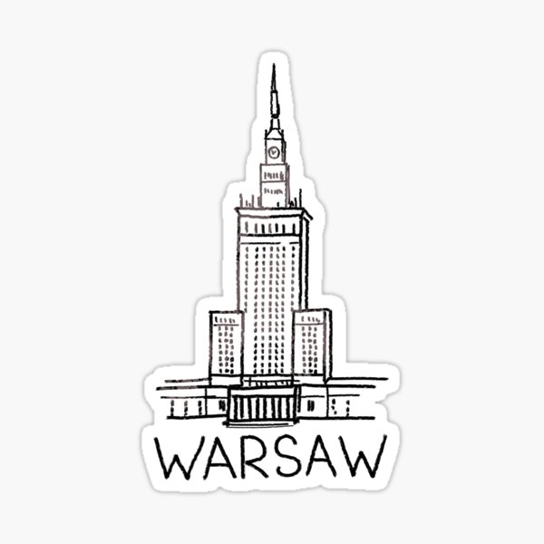 Warsaw Poland Sticker