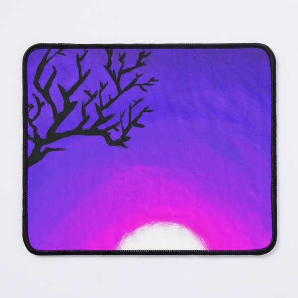 Item preview, Purple Sky Sunset Tree Painting | Acrylic  designed and sold by mikeymadness.