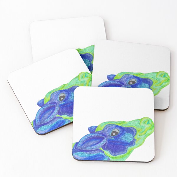 Item preview, Bright Neon Happy Cow designed and sold by DaughertyDraws.