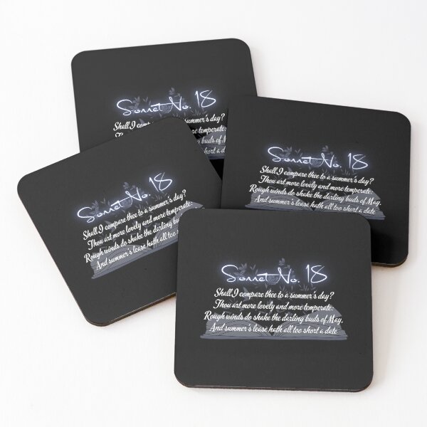 Item preview, Shakespeare Sonnet No. 18 designed and sold by AR-Daydreams.
