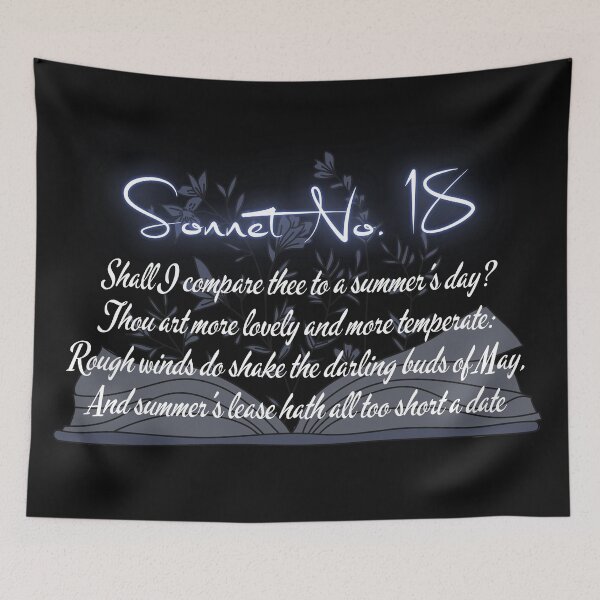 Item preview, Shakespeare Sonnet No. 18 designed and sold by AR-Daydreams.