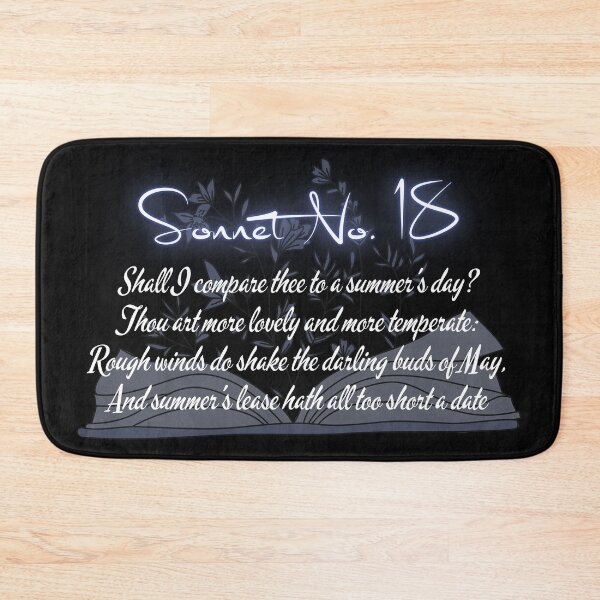 Item preview, Shakespeare Sonnet No. 18 designed and sold by AR-Daydreams.