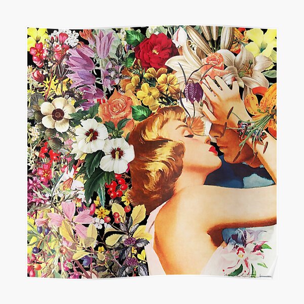 Floral Bed Poster