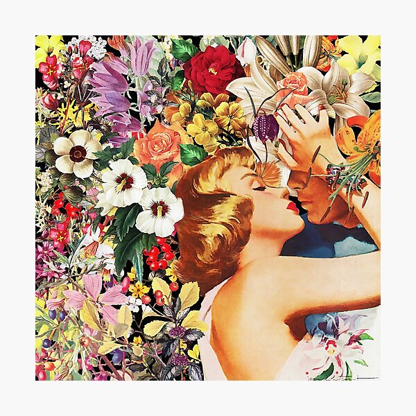 Floral Bed Photographic Print