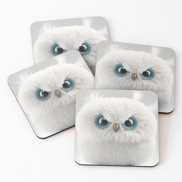 Item preview, Angry Owl Fluff designed and sold by GummywormDesign.