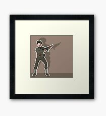 WW2 Soldier Framed Print