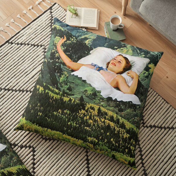 Rising Mountain Floor Pillow