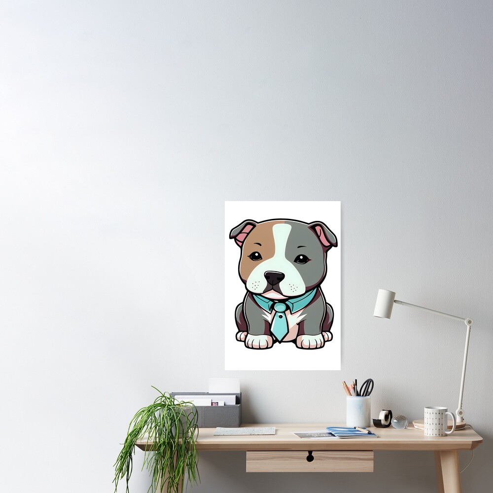 Stanley - Cute Dog Wall Art Print - Studio Patty D