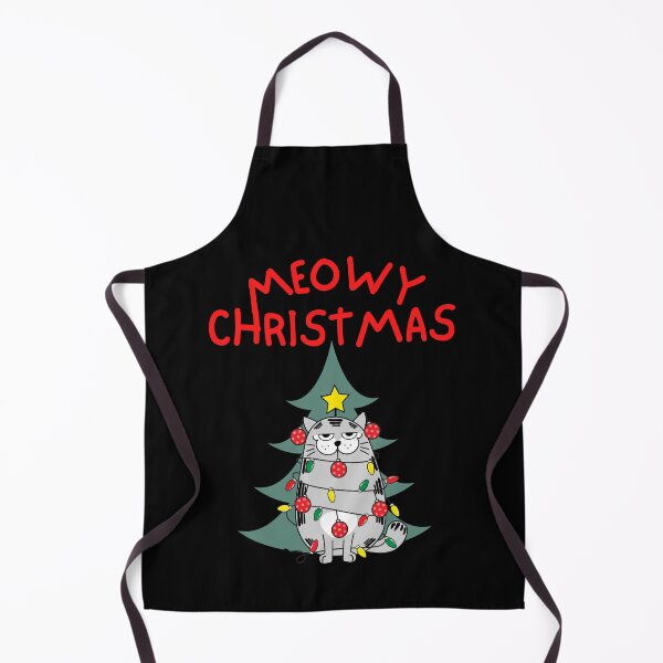 Item preview, Meowdy Christmas, Festive cat with Christmas lights and ornaments designed and sold by Blended Designs ⭐⭐⭐⭐⭐.