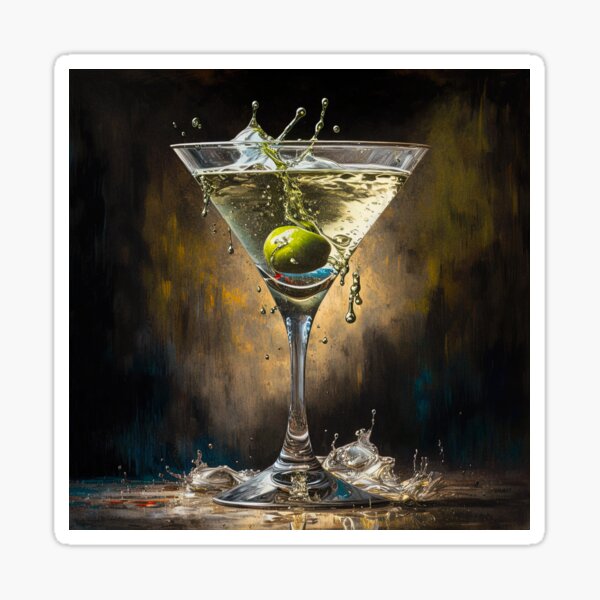 “Dirty Martini” Sticker for Sale by JonHerrera | Redbubble