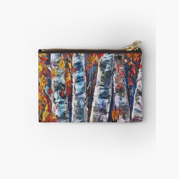 Item preview, Autumn Aspen Trees With Palette Knife  designed and sold by Rocky Mountain Artistry.