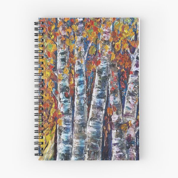 Item preview, Autumn Aspen Trees With Palette Knife  designed and sold by Rocky Mountain Artistry.