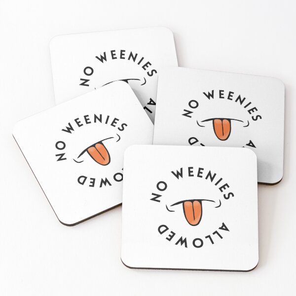 Item preview, TV No Weenies Allowed | Light Background designed and sold by embaarc.