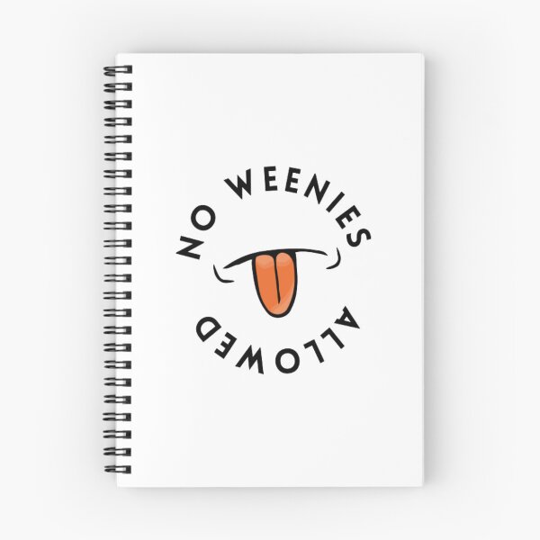 Item preview, TV No Weenies Allowed | Light Background designed and sold by embaarc.