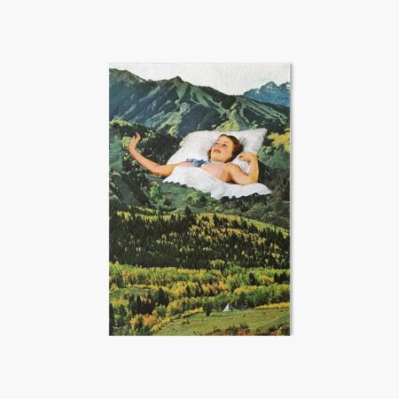 Rising Mountain Art Board Print