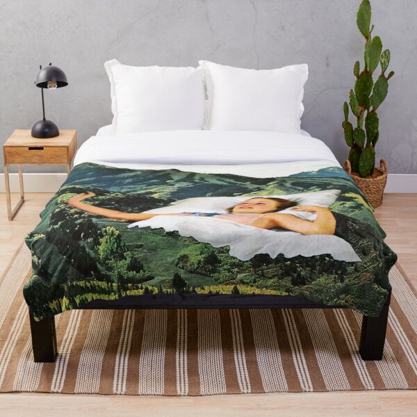 Rising Mountain Throw Blanket
