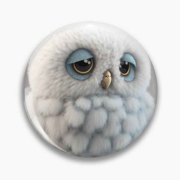 Item preview, Sleepy Owl Fluff designed and sold by GummywormDesign.