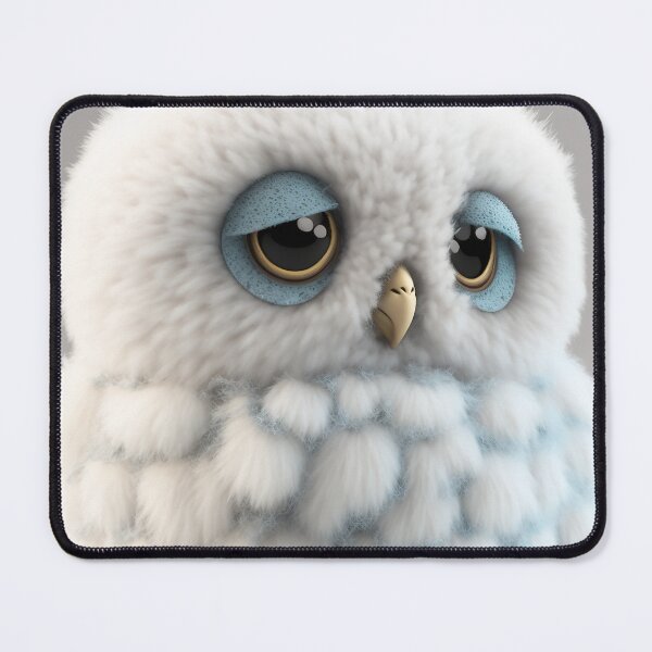 Item preview, Sleepy Owl Fluff designed and sold by GummywormDesign.