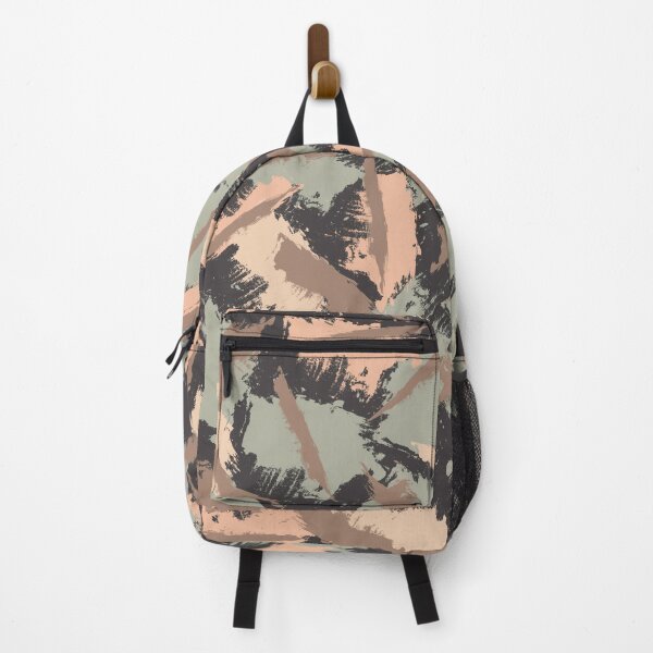 Item preview, Camouflage Leaves Brown Grey designed and sold by sionia-art.