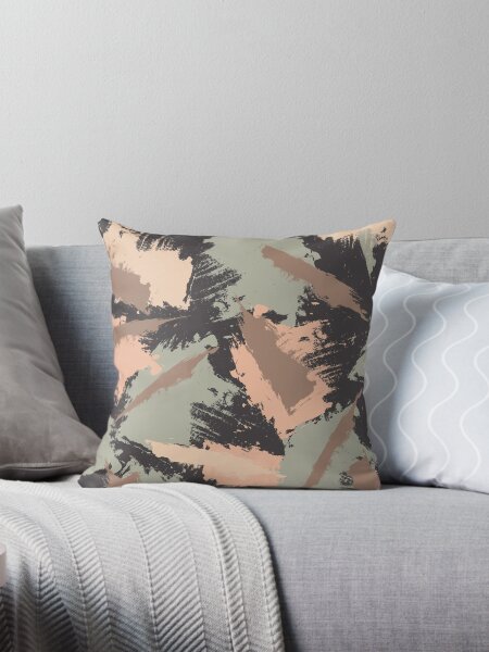 Artikel-Vorschau von Camouflage Blätter Braun Grau, designt und verkauft von sionia-art.