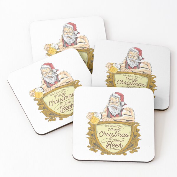 Item preview, Santa bebe cerveza designed and sold by TADYSHOP.