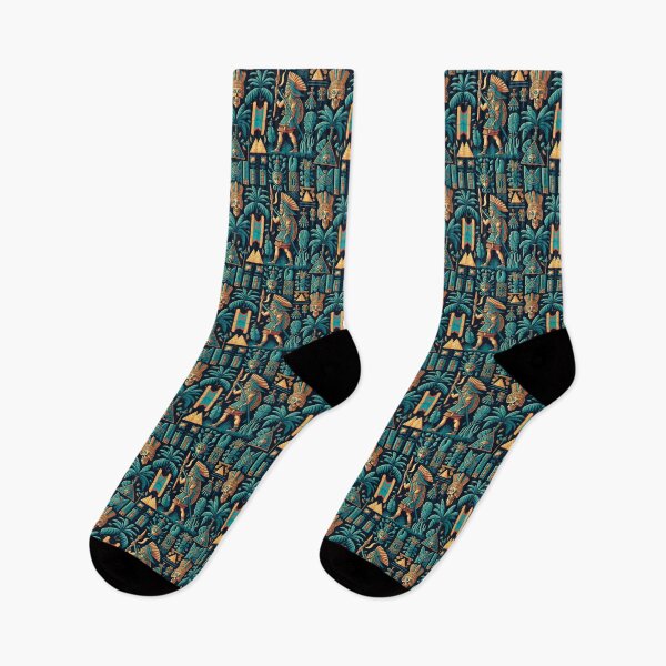 Item preview, Ancient Mayan Repeating Pattern Incan Streetwear PART II designed and sold by StreetGlory.
