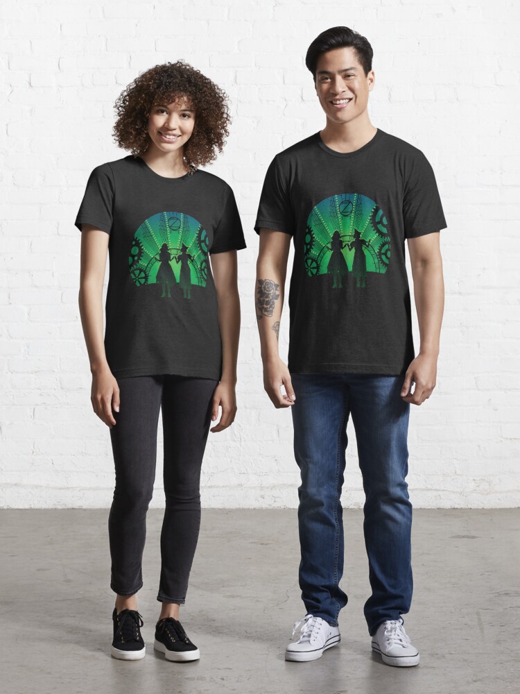 Wicked the Broadway Musical - Two Witches Slim Fit T-Shirt - Wicked