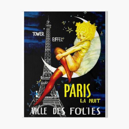 Item preview, PARIS Vintage Follies Travel Print designed and sold by posterbobs.