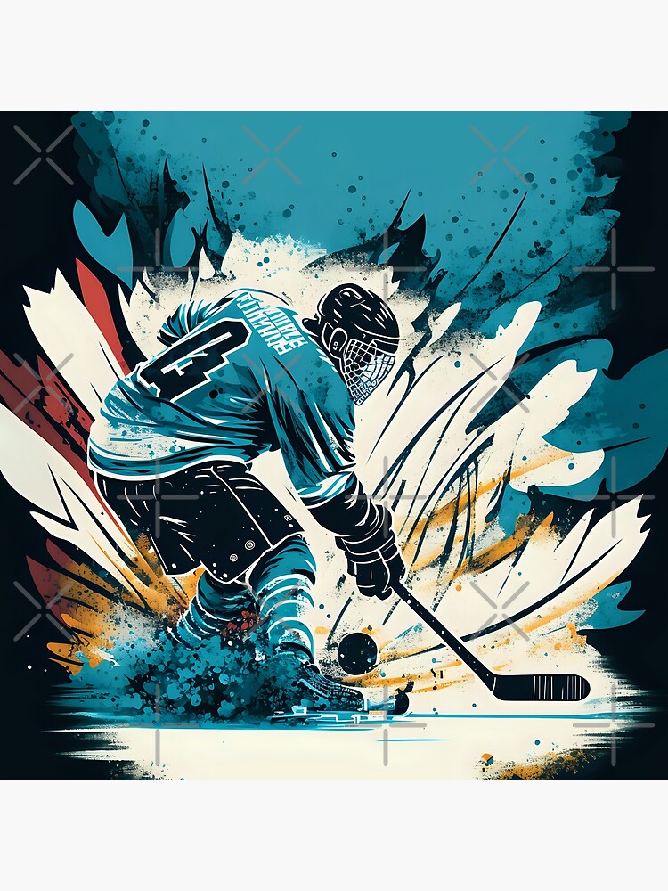 "Ai Generated Vector Art Hockey" Poster for Sale by BogoAi Redbubble