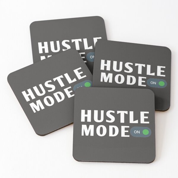 Item preview, HUSTLE MODE ON - Side hustle/ Entrepreneurship/ start up/ Motivational Business quotes  designed and sold by Fus-art94.