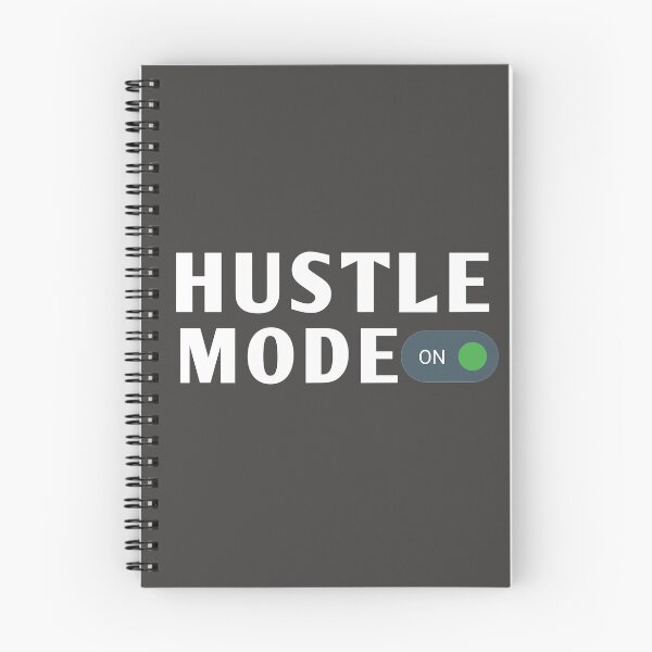Item preview, HUSTLE MODE ON - Side hustle/ Entrepreneurship/ start up/ Motivational Business quotes  designed and sold by Fus-art94.