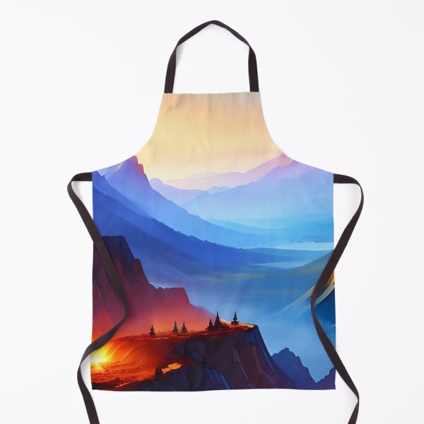 Item preview, Mysterious Fire in The Mountains, Ai Generated Art designed and sold by ACC .
