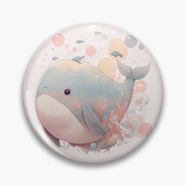 Item preview, Happy little whale designed and sold by Rebelka.