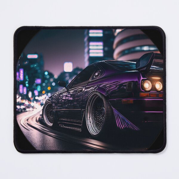 Item preview, JDM Japanese Car Tokyo Midnight Cyberpunk Night Scene  designed and sold by Jozzabazza.