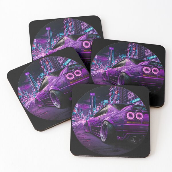 Item preview, JDM Japanese Car Tokyo Midnight Cyberpunk Night Scene  designed and sold by Jozzabazza.