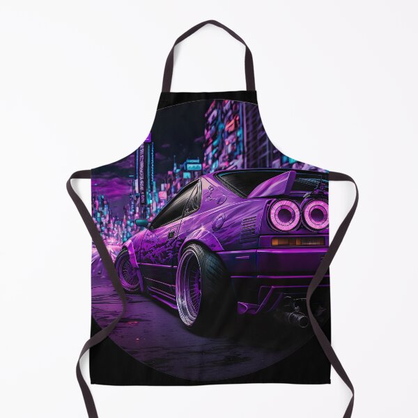 Item preview, JDM Japanese Car Tokyo Midnight Cyberpunk Night Scene designed and sold by Jozzabazza.